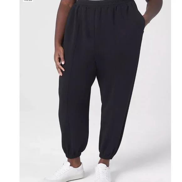 Lane Bryant Journey Knit Pull-On Jogger | Black | 24 - Picture 4 of 10